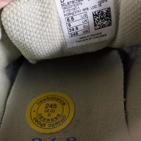 New Balance 878 Women’s Running Shoe Sz 6.5 - Picture 5 of 5